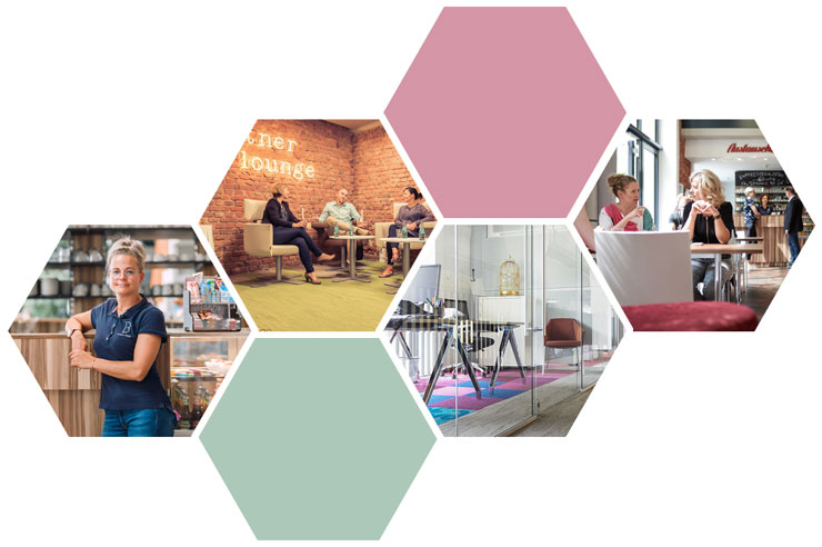 Büro und Co-Working Spaces