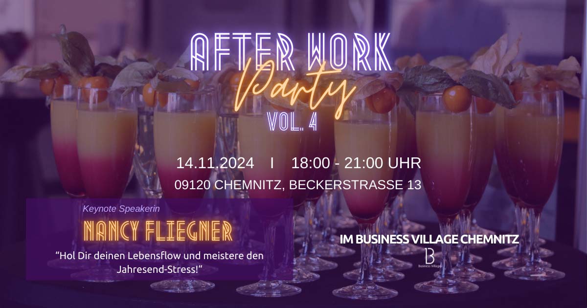 Business Village - After Work Party Vol 4 - Keynote Nancy Fliegner